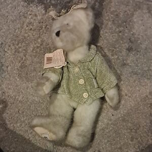 Boyds Bears Plush with Green Sweater